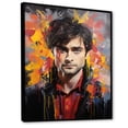 thumbnail image 2 of Designart "Raspberry Radcliffe In Portrait" Pop Art Floater Framed Wall Art Prints, 2 of 5