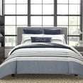 thumbnail image 2 of Nautica - Twin Comforter Set, Cotton Reversible Bedding with Matching Sham, Home Decor for All Seasons, Dorm Room Essentials (Lansier Grey, Twin/Twin XL) Twin/Twin XL Grey/White, 2 of 3