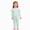R599-Mint Green, variant on NOLDARES Baby Girl Clothes Toddler Girl Outfit Crewneck Sweatshirt Long Sleeve Shirt Pants Winter Clothing Set(Mint Green,4-5 Y)