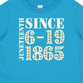 thumbnail image 4 of Inktastic Juneteenth Since 6-19-1865 Boys or Girls Baby T-Shirt, 4 of 5