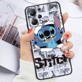 thumbnail image 3 of Funda de teléfono con dibujos animados de Stitch para Xiaomi Redmi Note 13, 12R, 12, 12S, Turbo, 11, 11T, 11S, 10, 10S Pro Plus 5G, color negro, 3 of 5