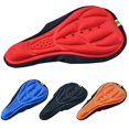 thumbnail image 3 of Yesbay Silicone Cycling Bicycle Bike Saddle Breathable Gel Cushion Soft Pad Seat Cover Blue, 3 of 7