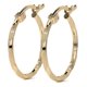 thumbnail image 4 of Arete Arracada De Oro 10k Con Diamantado Cordon Blue De 12mm, 4 of 5
