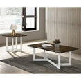thumbnail image 6 of Home Square Krestian Contemporary Wood End Table in Oak and White - Set of 2, 6 of 7