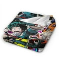 thumbnail image 4 of My Hero Academia Blankets Cozy Flannel Bed Throws for Sofa Couch Travel Home Room Bedroom Decor Gifts for Girls Boys Kids Adults 50"x40", 4 of 9