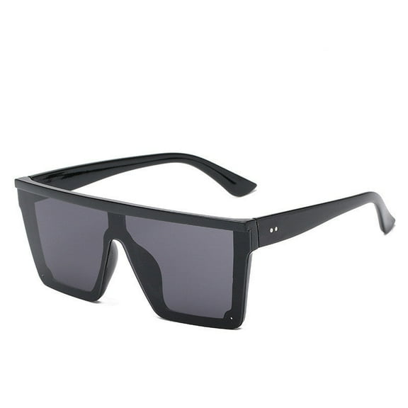 UV400 Protection Sunglasses One Piece Lens Strong Plastic and Metal Frame Fashion Eyewear Stylish Everyday Use