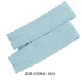 thumbnail image 4 of Wosthever 1 par de calentadores de piernas para mujer calcetines de pila de apariencia exquisita Suministros térmicos Azul agua profunda, 4 of 5
