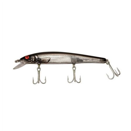 UPC: 0032256227771 | Bomber Heavy Duty Long A Crankbait 6 Silver Flash Black Back 7/8 oz.