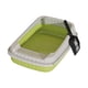 thumbnail image 2 of Bandeja de arena para mascotas abiertas de caja de arena de gato, con pala de arena para gatos, baño para ir al baño de gato gato para gatos pequeños verde, 2 of 8