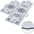 thumbnail image 3 of Blue and Gray Boho Kitchen Mats Set of 2 Non Slip, Cushioned Anti-Fatigue Kitchen Rugs, Waterproof Kitchen Rugs and Mats Set, Kitchen Comfort Standing Mat for Sink, 18'''' x 48'''' + 18'''' x 30'''', 3 of 6