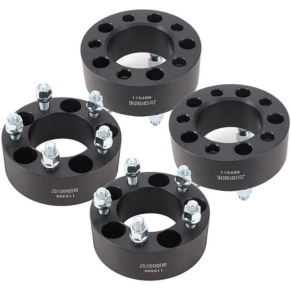 SCITOO 4X 2 inch 5x4.5 to 5x4.5 Wheel spacers 5x114.3 to 5x114.3 1/2-20 fit for Mustang for Ranger for Taurus