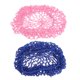 thumbnail image 4 of 2 gorros de red de ganchillo hechos a mano, gorros largos para dormir, gorros de dormir protectores para el cabello (azul rey y rosa, 1 pieza de cada color), 4 of 8