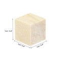 thumbnail image 2 of Crafts Wooden cube 100 Pcs Square Natural Solid Wood Crafts Blocks for DIY Projects, Puzzle Making, Letters, 2 of 5