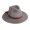 Grey, variant on Strap Decor Adjustable Drawstring Hollow Out Cowboy Hat Man Breathable Holes Straw Sunshade Hat Adult Headwear