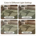 thumbnail image 7 of ODIKA 8'x10' Washable Area Rug Olive Green Geometric Art Design Modern Abstract Shapes with Bold Curves for Living Room, Under Sectional, Family , Durable, Non-Slip, 7 of 7