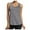 Grey, variant on AOMPMSDX Tank Tops For Women Workout Sports Running Mesh Yoga Training Army Green Sleeveless Basic Camisole Top L