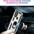 thumbnail image 5 of Compatible with Motorola Moto G Power 2022 Case Built-in 360 Ring Holder Kickstand, Extreme Protection Military Armor Magnetic Car Dual Layer Protective Heavy Duty Phone Cover,Silver, 5 of 7