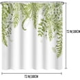 thumbnail image 5 of Fragile Sprout Grass Green Shower Curtain for Bathroom Plant Botanical Eucalyptus Leaf Watercolor Greenery Leaves Floral Bathroom Curtain Waterproof Fabric Shower Curtain Sets 72×72 Inches, 5 of 6