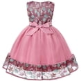 thumbnail image 3 of Girl's Embroidered Dress Girl's Evening Lace Princess Dress Flower Girl Mesh Fluffy Dress, 3 of 8