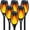Orange, variant on Solar Lights Outdoor, Solar Torch Light with Flickering Flame for Garden Decor, Solar Garden Lights, Waterproof Outdoor Lighting, Flame Torches for Outside Patio Pathway Yard Decorations