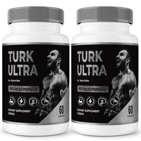 (2 Pack) Turk Ultra - Original TurkUltra Capsules with a Natural Daily Blend for Wellness | Clean, Gentle, Easy-to-Swallow Pills (120 Capsules)