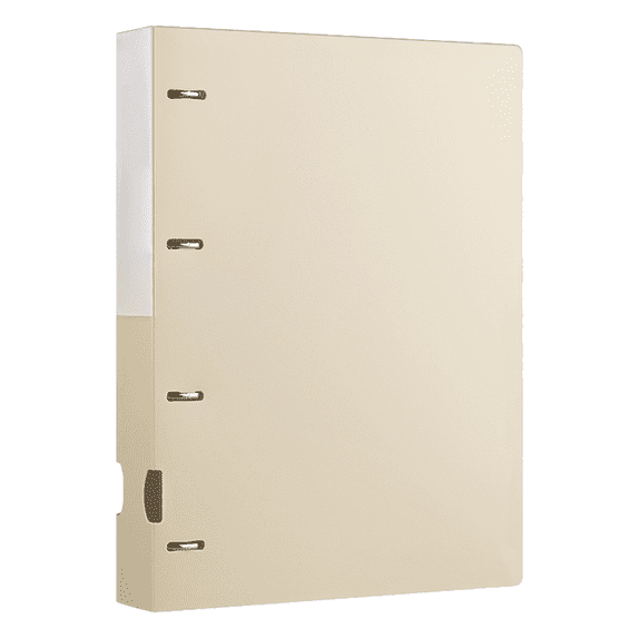 Big capacity new style a4 loose-leaf folder office data test paper storage clip 4 hole