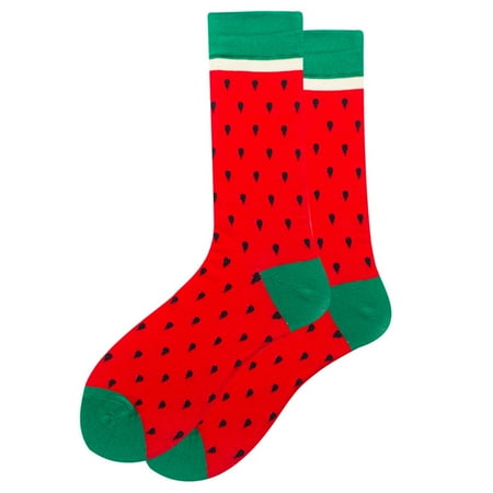 

Men And Women Adult Geometric Personality Food Printed Socks Street Socks Astronaut Socks