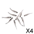 thumbnail image 1 of Colaxi 4-6pack Black Soft Plastic Lure Tiddler Bait Bionic Bait Minnow Artificial Bait 4 Pcs, 1 of 8