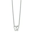 thumbnail image 1 of 925 Sterling Silver 18 Inch Diamant Collier Papillon 2 Pendentif Extenseur Breloque Insecte Arachnide, 1 of 7