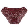 thumbnail image 1 of Paquete de 5 bragas de mujer Ropa interior de bikini de encaje Cobertura moderada Paquetes múltiples, St-jf4, M Feliz Sencillez, 1 of 5