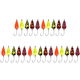 thumbnail image 1 of Señuelo Pesca Con Cuchara Giratoria Cebo Artificial Lentejuelas Giratorias Metal Wobbler 5 Uds., 1 of 4