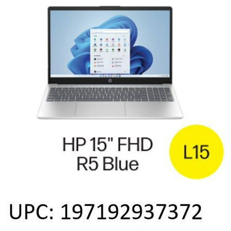 PC Portable 15.6 HP Laptop 15-fc0008nf - Full HD IPS, Ryzen 7 7730U, 16Go  RAM DDR4, SSD 512 Go, Windows 11 –