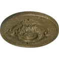 thumbnail image 3 of Ekena Millwork 13 3/4"OD x 1"P Monique Ceiling Medallion (Fits Canopies up to 3 3/4"), Hand-Painted Mississippi Mud Crackle, 3 of 6