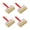 180, variant on Multipurpose Coating Brushes Pack of 4 Suitable for Solvent Base Paints Oil Stain on Decks Furniture Daily Use