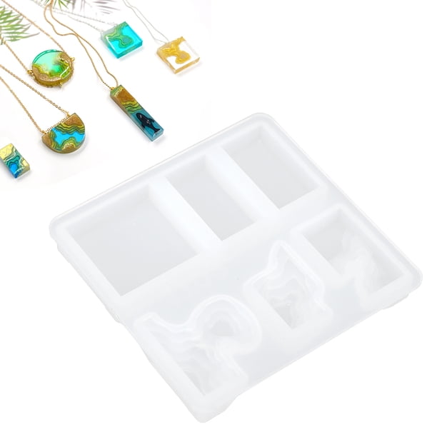 Kit de moldes de isla, molde de isla colorido irregular hecho a mano para hacer tú mismo, molde colgante confiable y duradero