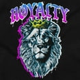 thumbnail image 2 of Royalty Lion Glitch Graffiti King Romper Boys or Girls Infant Baby Brisco Brands NB, 2 of 6