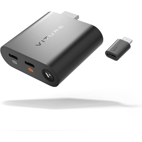 VITURE AC One-iPAdLmAd-Blk HDMI XR adapter + Lightning to Micro B Adapter RTL