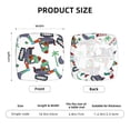 thumbnail image 6 of Uemuo Dinosaur on Excavator2 Pattern Waterproof Square Couch Cushion Covers, Magic Sofa Covers Washable, Stretch Sofa Seat Cushion Slipcovers, 6 of 9