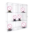 thumbnail image 2 of YEUHTLL 12 Grids Clear Acrylic Model Toy Display Case Action Figures Dustproof Showcase, 2 of 8