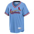 thumbnail image 2 of Men's Nike Light Blue St. Louis Cardinals Road Cooperstown Collection Team Jersey, 2 of 3