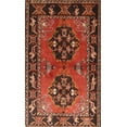 thumbnail image 1 of Ahgly Company Machine Washable Indoor Rectangle Traditional Tomato Red Area Rugs, 4' x 6', 1 of 7