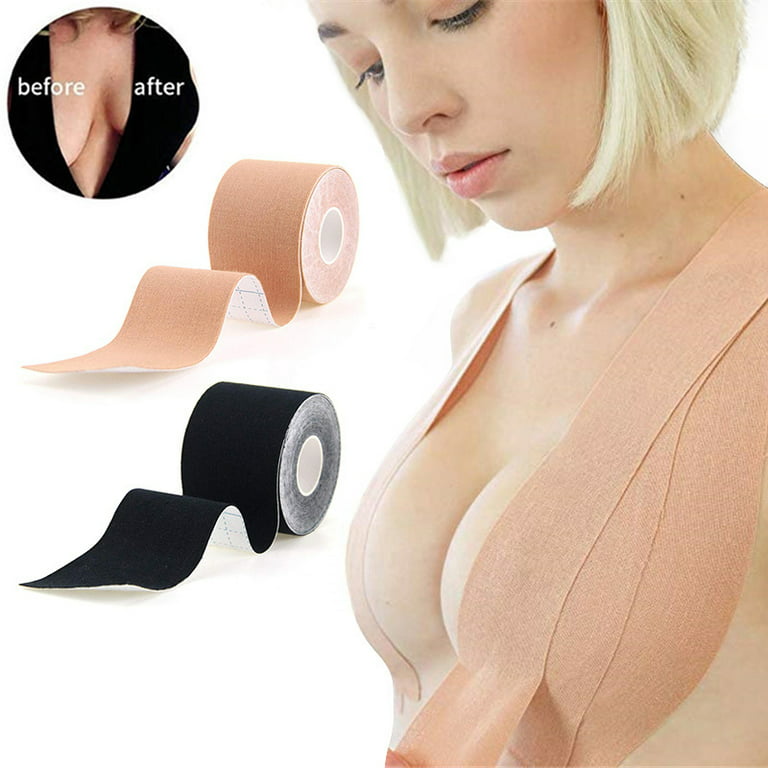 Breast Tape, Breast Lift Tape For A-e Cup Large Breast, Breathable Push Up  Tape, Waterproof & Sweatproof Body Tape -z