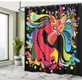 thumbnail image 5 of Ambesonne Cat Shower Curtain, Futuristic Rainbow, 69"Wx84"L, Multicolor, 5 of 5