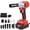 Red+1Battery, variant on ALSO GO Cordless 1/2 inch Brushless Impact Wrench, Max Torque (1000N.m) 740Ft-lbs, Electric Impact Gun With Battery, Power Impact Driver up to 25000RPM
