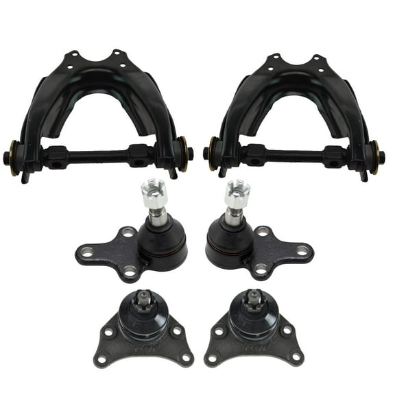 TRQ Control Arm Ball Joint Upper Lower LH RH Set for Toyota Pickup 2WD PSA56368