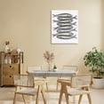 thumbnail image 2 of Stupell Industries Stacked Anchovy Fish Canvas Wall Art design by Michael Willett, 20 x 16, 2 of 7