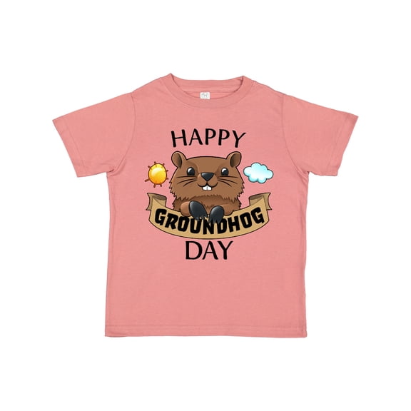 Inktastic Happy Groundhog Day Cute Boys or Girls Toddler T-Shirt