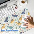 thumbnail image 4 of Long Mouse Pads for Desk,LightColor Dinosaurs Floral Pattern Desk Mats on Top Of Desks, Desk Mouse Pad Extra Large with 3mm Non-Slip Base and Stitched Edge for Gaming,Office,Work,Home 35.4"x15.7", 4 of 6