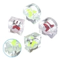 thumbnail image 3 of 1pc 2 Way Water Cooling Indicator Acrylic Transparent Flowing meter G1/4 Thread, 3 of 4