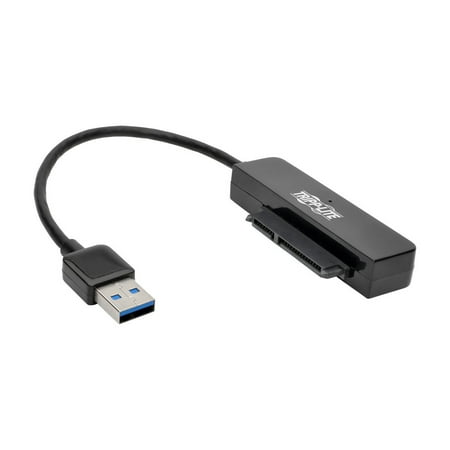 Tripp Lite 6in USB 3.0 SuperSpeed to SATA III Adapter w/ UASP/2.5-3.5" Black (u338-06n-sata-b)